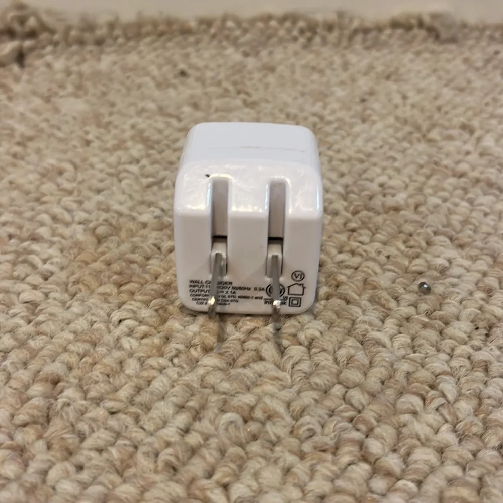 Double Outlet USB Charging Block